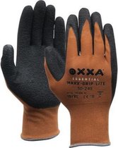 OXXA Maxx-Grip-Lite 50-245 handschoen L/9 Oxxa - zwart/bruin - Latex/nylon - Gebreid manchet - EN 388:2016