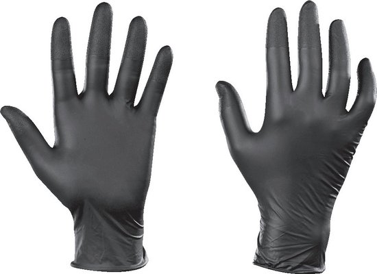 HANSKA Wegwerphandschoenen van nitril, paars, stofvrij