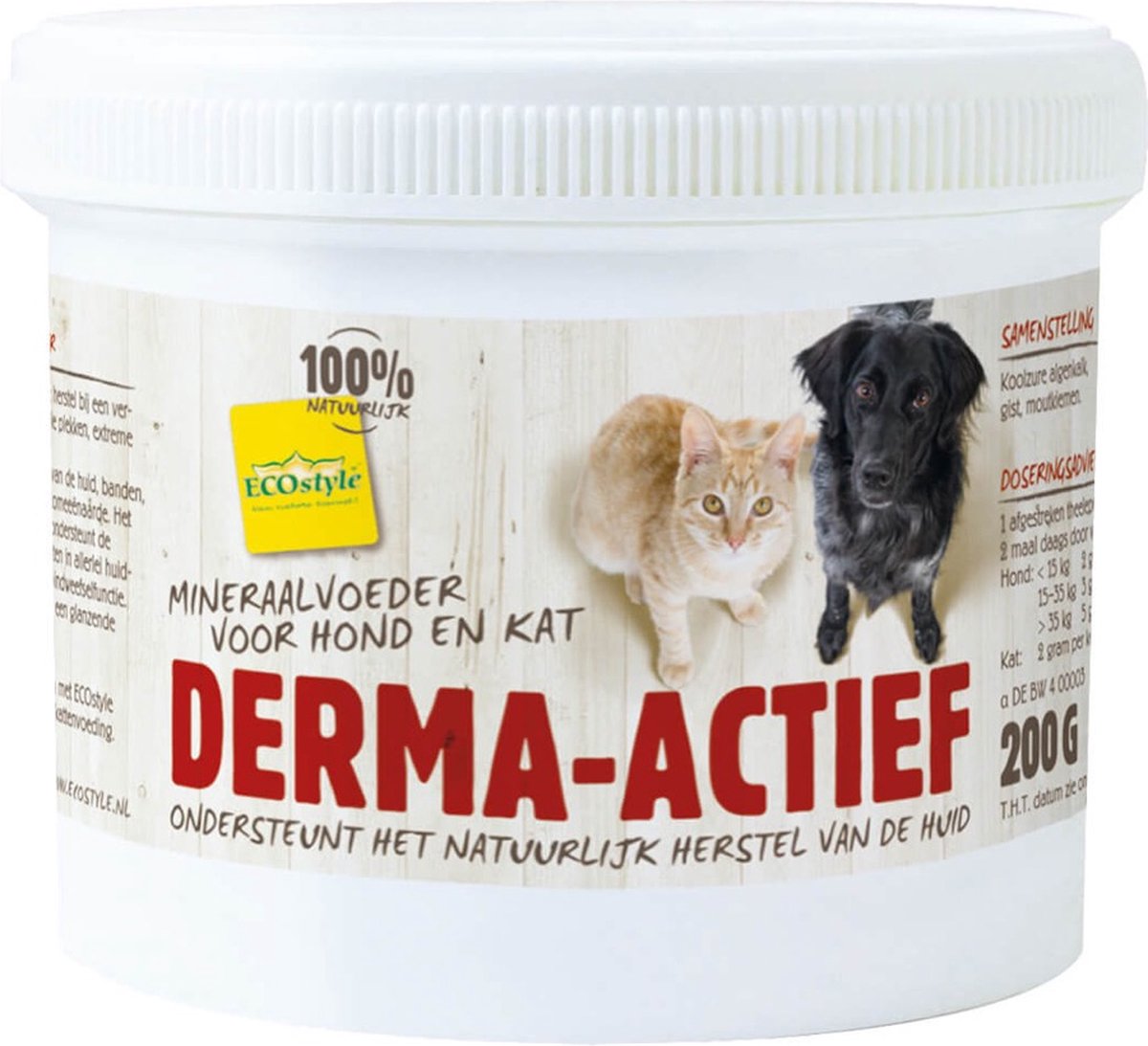 VITALstyle DermaActief - Hond & Kat Supplementen - 200 g