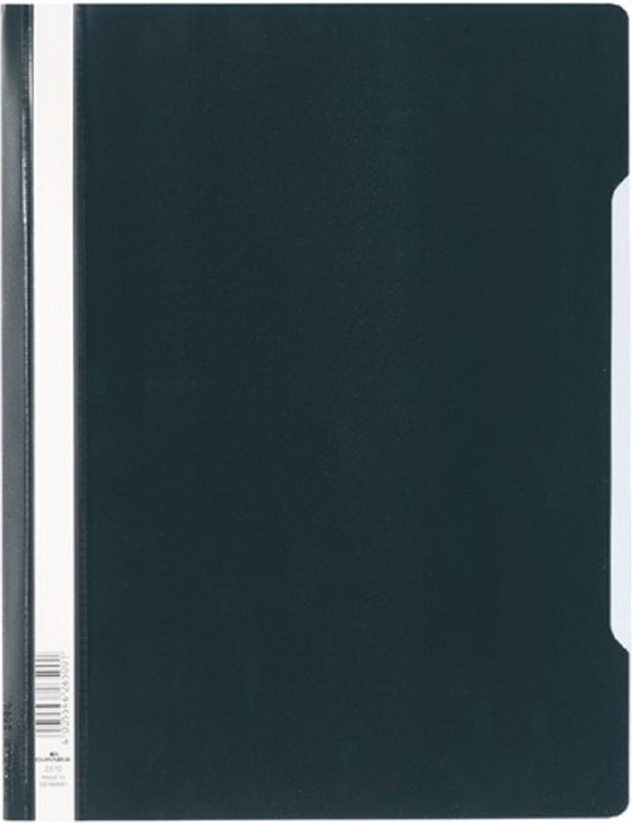 Durable – snelhechtmap zwart – 10 stuk