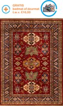 KL-21084 - Gebloemd - Bedrukt tapijten op chenille stof - Vloerkleed - Wasbaar - Laagpolig - Antislip - 160x230 cm - Kerstcadeau