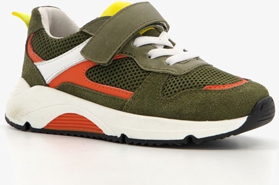 TwoDay leren jongens sneakers groen - Groen - Maat 25 - Echt leer | bol.com