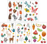 Kindertattoo Natuur - Plaktattoo - Tattoos voor Kinderen - Water Tattoos - Tatoeage voor Kids - Plak Tattoos - Thema: Natuur - Tattoo voor Kids - stoer