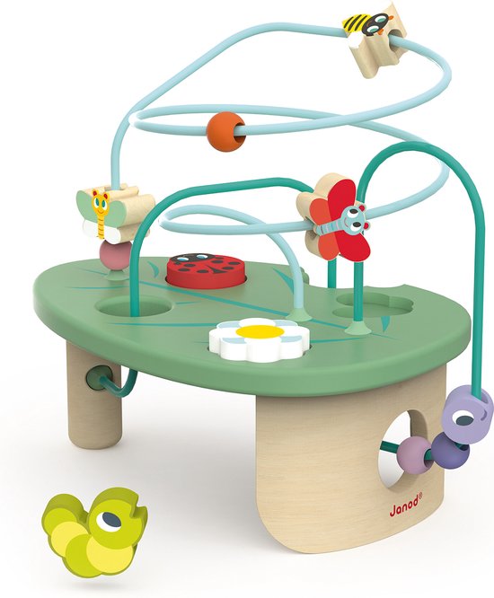 Janod Looping - Rups & Co - Lussen Met Veel Schattige Dieren! - 3-In-1 Spel: Lussen, Stapelen, In Elkaar Steken - Geschikt Vanaf 1 Jaar van Janod — afbeelding 4