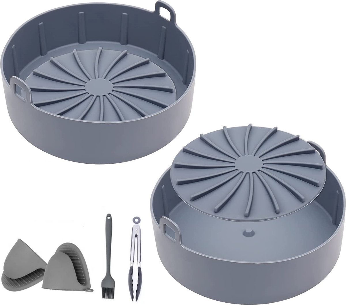 23cm Airfryer Oven Bakplaat Gefrituurde Kip Mand Mat Airfryer Siliconen Pot Vervanging Grillpan Accessoires kopen vanaf een prijs van 2.33 23cm Airfryer Oven Bakplaat Gefrituurde Kip Mand Mat Airfryer Siliconen Pot Vervanging Grillpan Accessoires kopen vanaf een prijs van 2.33