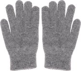 Handschoenen - Grijs | Harig / Fluffy Polyacryl | One Size 19,5 x 10 cm | Fashion Favorite