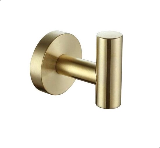 Samstyle - Handdoekhaak - Goud - Badkamer haak - Handdoekhaakje - Badkamer Accessoires - Modern - Luxe