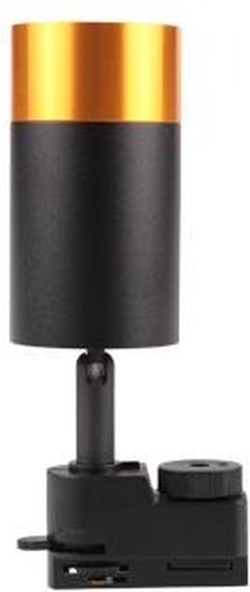 LED tracklight - Railspot - 1 fase - GU10 fitting - 55mm - Zwart/goud