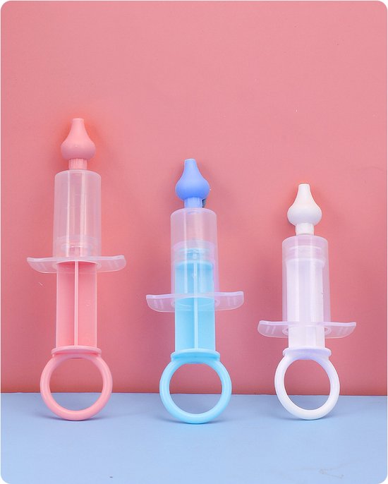 bébé nez nettoyant silicone - dispositif de rinçage nasal - réutilisable - bleu