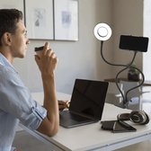 LAX GADGETS - Selfie Ring LED light stand met bureauclip