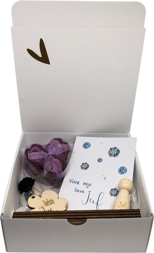 Baby Chique Uden | Tassenhanger / Sleutelhanger met naam | Crème Lila Flower | Zelf