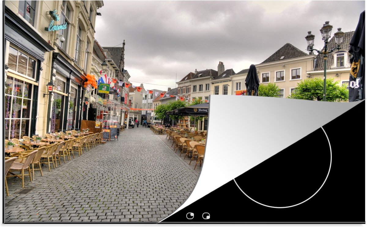KitchenYeah® Inductie beschermer 77x51 cm - Breda - Terras - Nederland - Kookplaataccessoires - Afdekplaat voor kookplaat - Inductiebeschermer - Inductiemat - Inductieplaat mat
