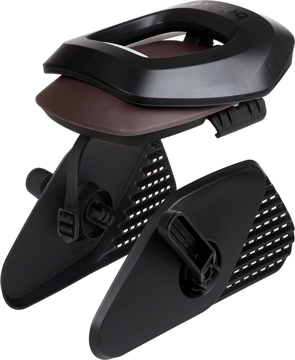 Bobike One Junior achterzitje tot 35kg dragerbevestiging zwart/bruin thumbnail 4