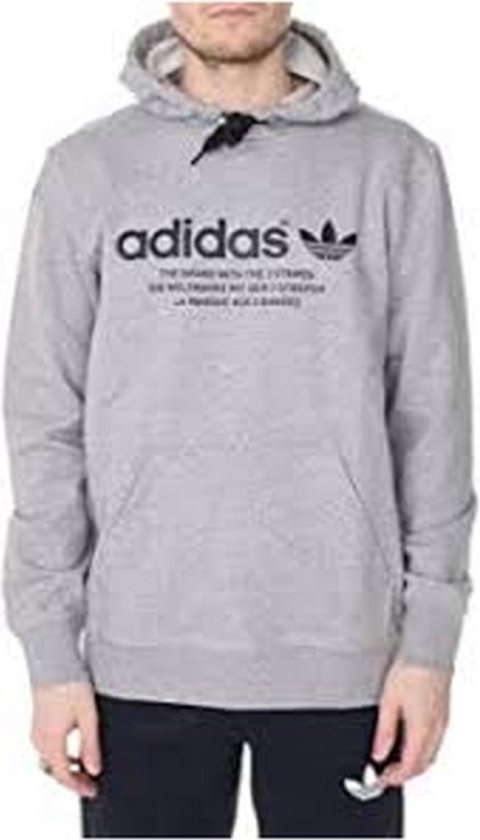 adidas Originals Fashion Hoody Sweatshirt Man Grijs Xl