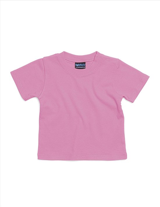 BabyBugz - Baby T-Shirt - Roze - 100% Biologisch Katoen - 62-68
