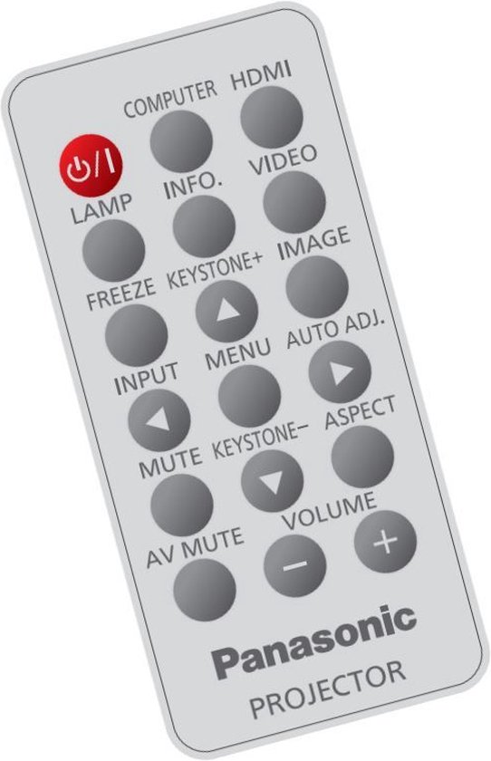 Télécommande adaptée au projecteur PANASONIC PT-LX300, remplace H458UB01G001