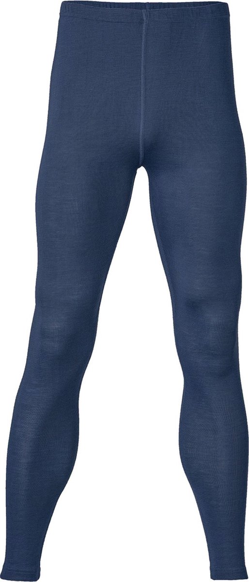 Heren Legging Zijde - Merino Wol Engel Natur - GOTS navy blauw 50/52(L)