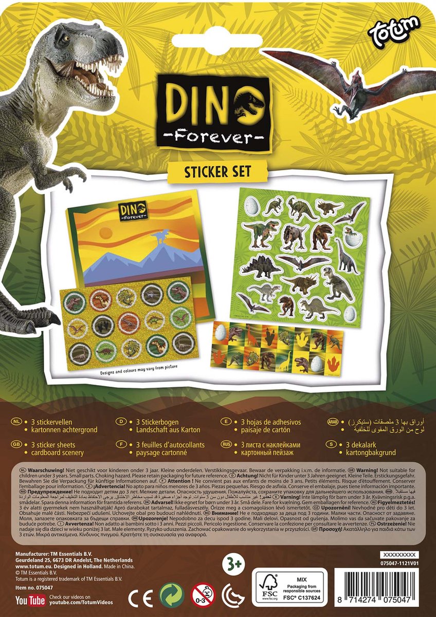 Paquet de bricolage Dino / surprise Sinterklaas - dinosaure