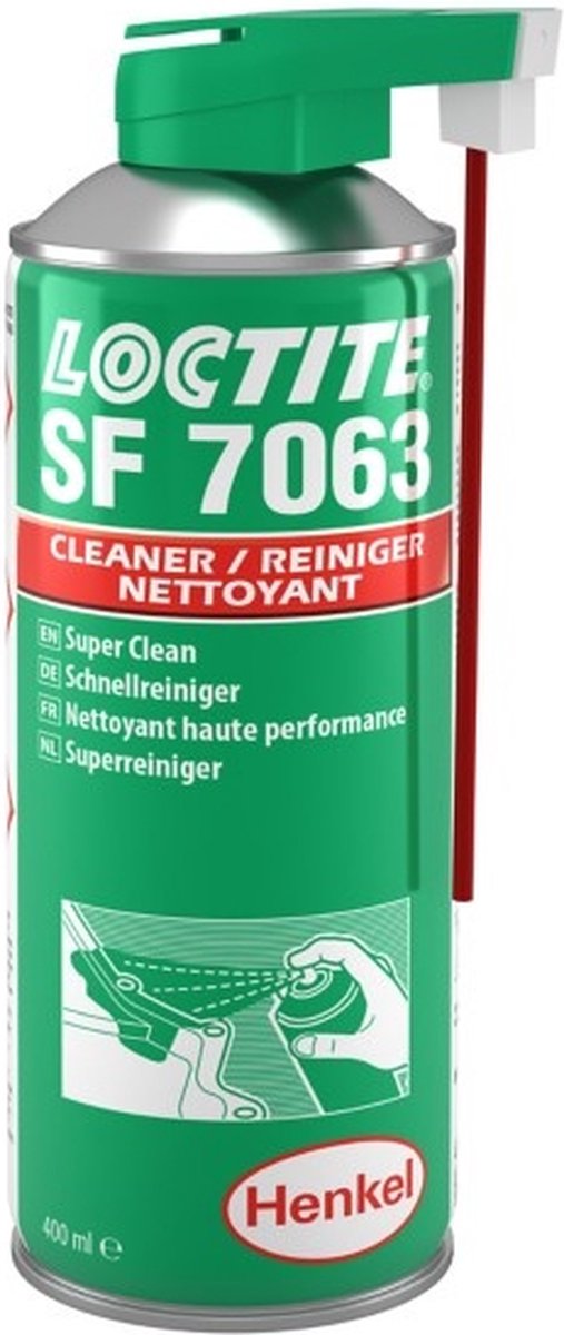 Loctite 7063 Reiniger (400 ml) Super Clean Reiniger - Onderdelenreiniger en ontvetter