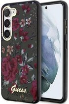 Guess Coque Samsung Galaxy S23 Flower Collection Back Cover Kaki