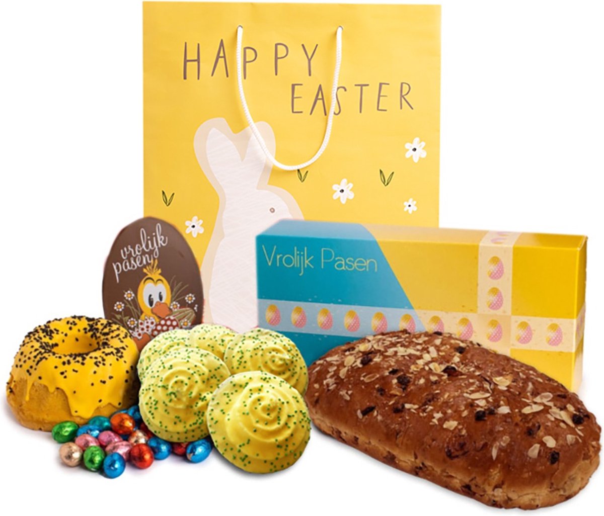 Relatiegeschenk Pasen - Belgisch Chocolade Bakje Personaliseerbaar