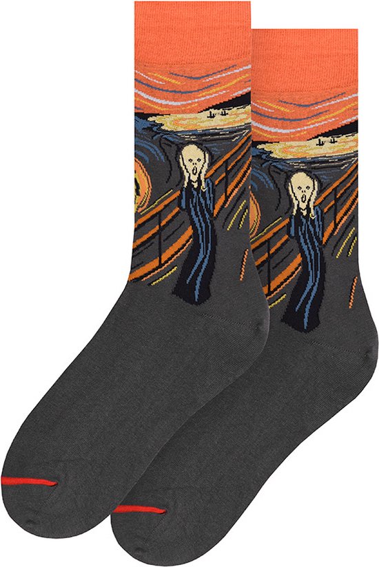 MuseARTa heren sokken the scream multi