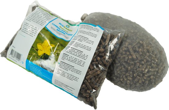 BluGarda - BluNature Carbon Fertilizer - Natuurlijke algenverminderaar - Helder vijverwater - Vijver algenbestrijding - pH verlaging - 1kg