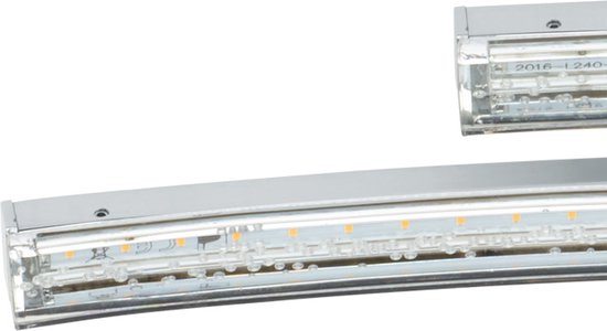 EGLO Pertini - Applique - 2 lumières - Chrome - Transparent