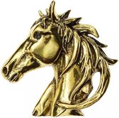 Zelto - Broche - Paard -Kleur Goud- Paarden