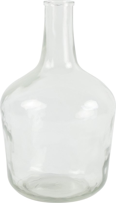 Countryfield Vaas - transparant helder - glas - XL fles - D25 x H42 cm