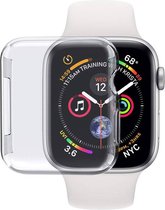 Geschikt voor Apple Watch 44 mm Case Resistant Soft Flexible Gel Silicone transparant