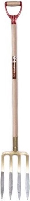 Gille Ferma - 4-tands spitvork met houten D-steel 85cm