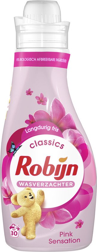 Robijn Pink Sensation Wasverzachter - 8 x 30 wasbeurten - Voordeelverpakking - Robijn
