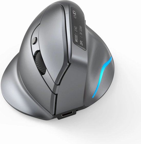 Souris ergonomique sans fil 2,4 GHz USB verticale sans fil DPI