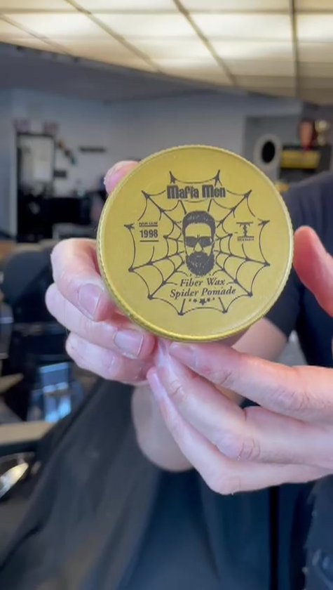 Mafia Men Fiber Haarwax - Spider Pomade (150 ml) Spinnen Web Effect - Professional Haar Wax