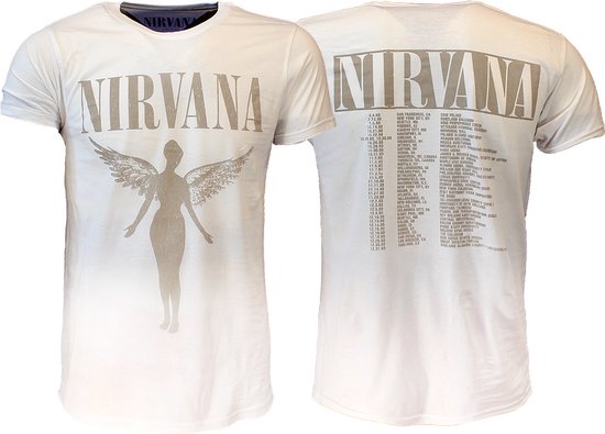 Nirvana In Utero Tour T-Shirt - Officiële Merchandise