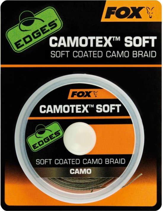 Fox Edges Camotex Soft - Soft Coated Camo Braid 20m - Maat : 20lb van Fox — afbeelding 5