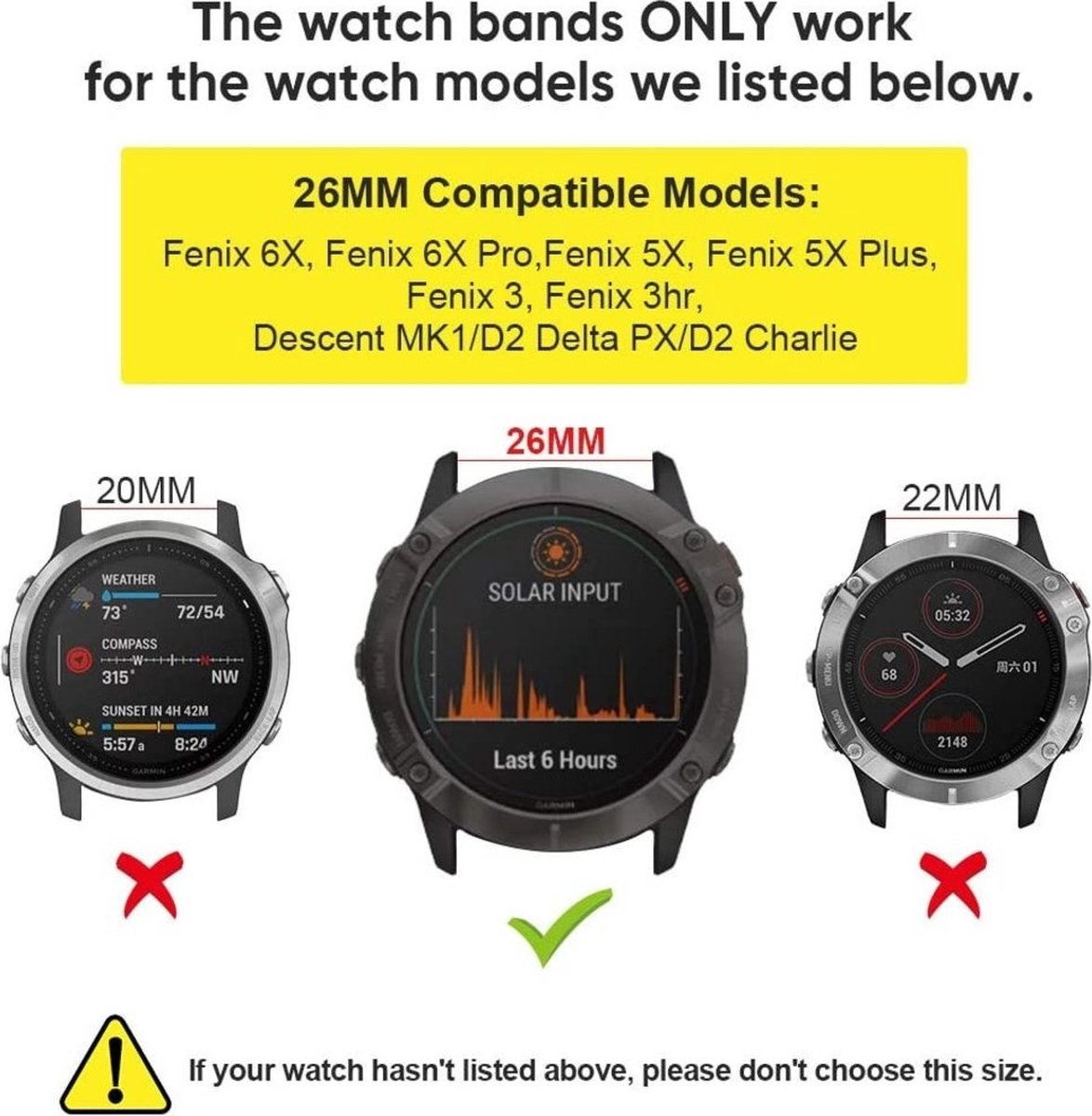 Stoffen nylon bandje gesp geschikt voor Garmin Fenix 5x Plus Sapphire Fenix 6x . bol