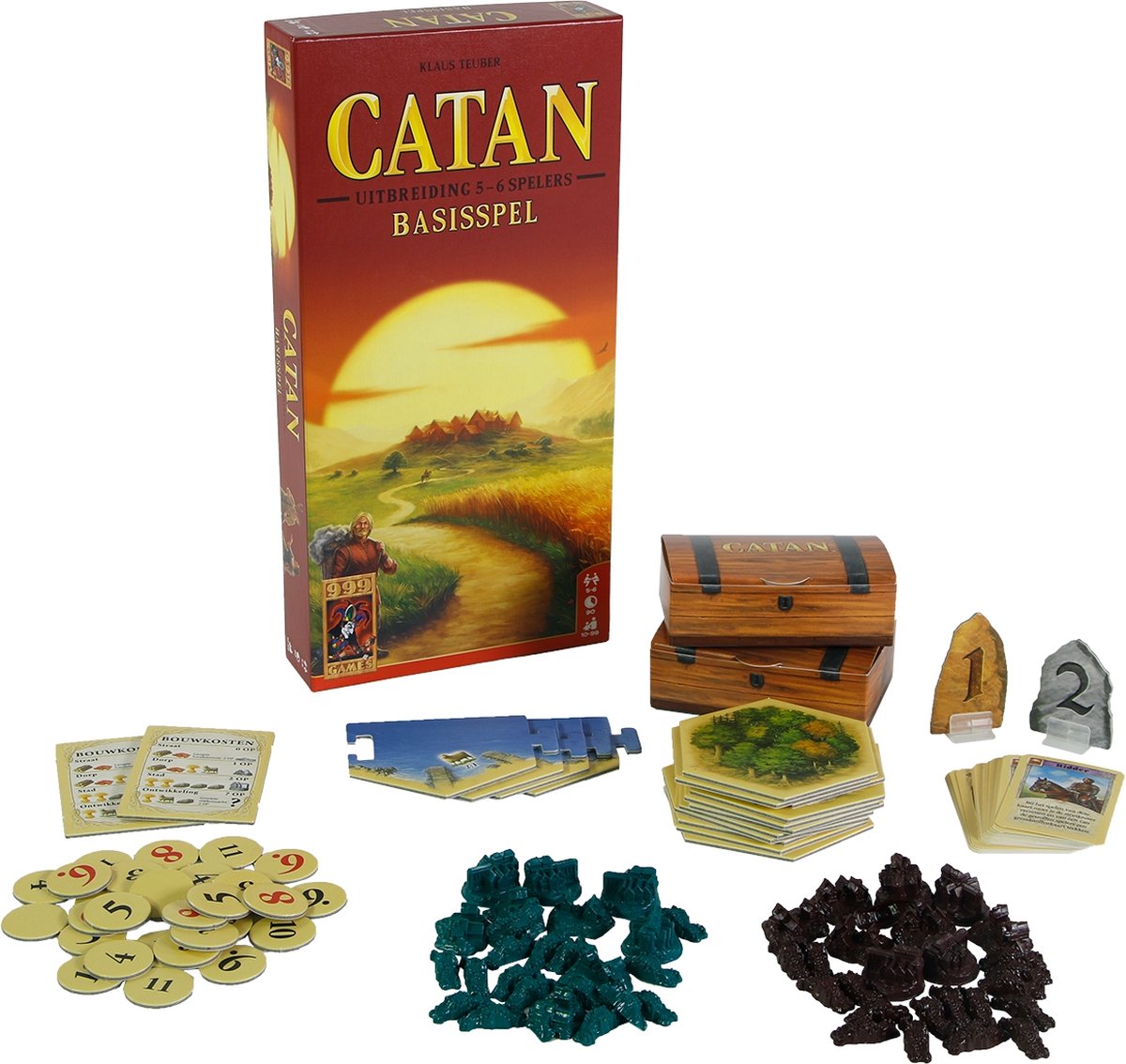 999 Games - Catan: Uitbreiding 5/6 spelers Bordspel — afbeelding 10