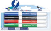 Paper Mate-whiteboardmarkers | Geurarme | Fijne punt | Diverse inktkleuren | 4 stuks uitwisbare pennen