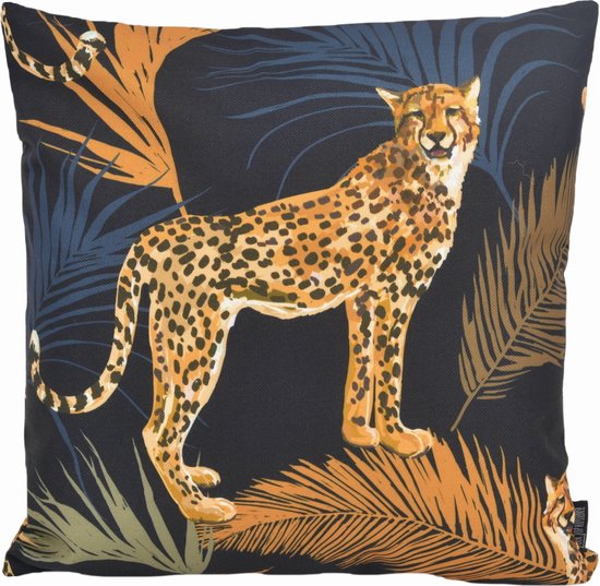 Sierkussen Golden Leopard - Outdoor/Buiten Collectie | 45 x 45 cm | Katoen/Polyester