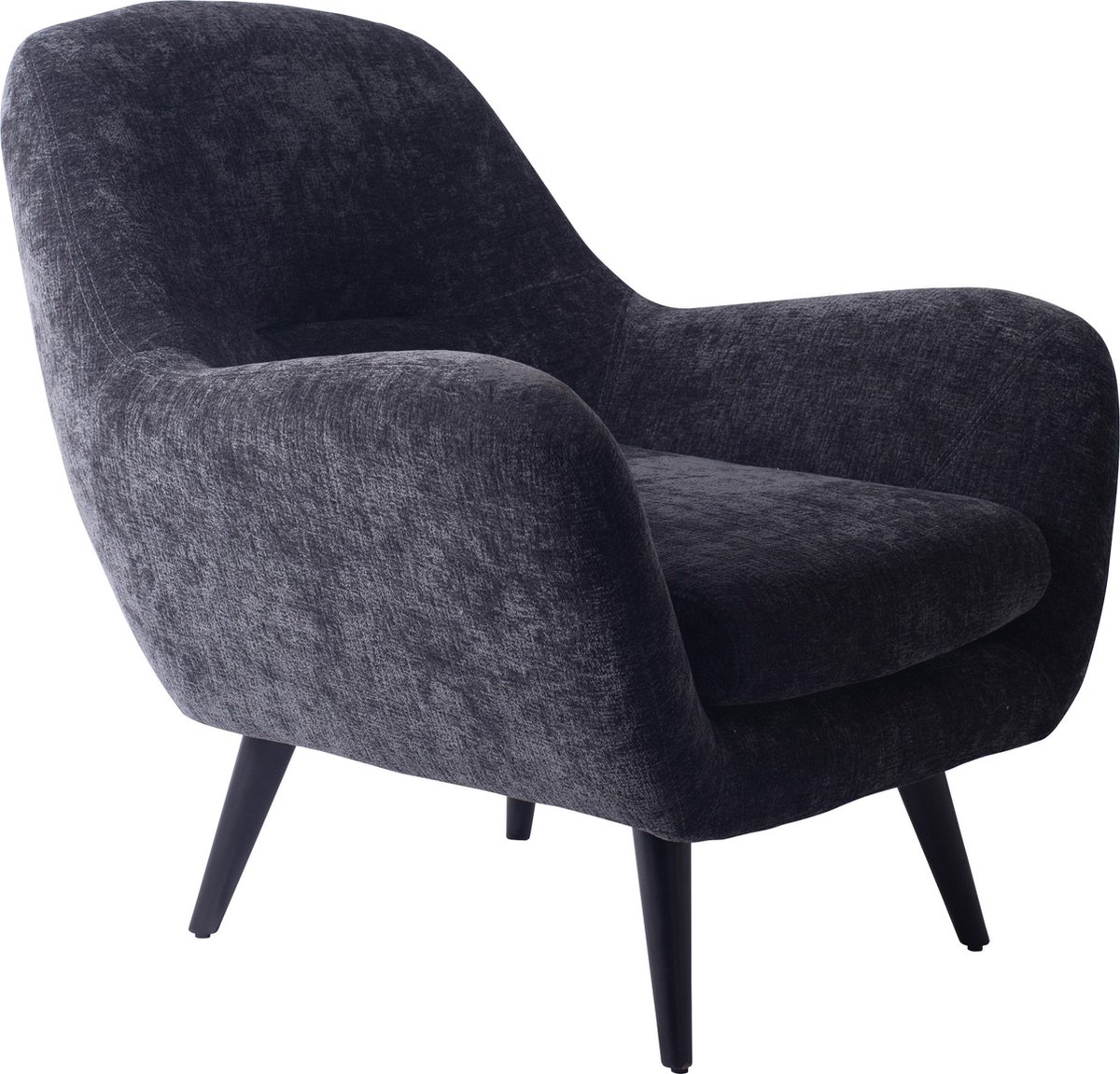 PTMD - Fauteuil Donny - Grijs - 82x92x84cm