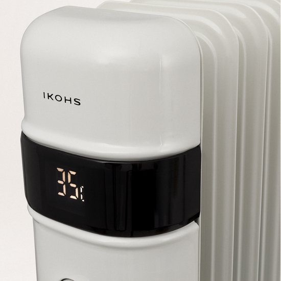Radiador de aceite | ORBEGOZO ORBRAW2500, 2500 W, 3 niveles niveles de calor, 11 elementos, Blanco