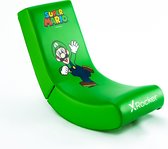 X-Rocker - Fauteuil de jeu officiel Super Mario Video Rocker Luigi Joy Edition - pour enfants de 6 à 12 ans