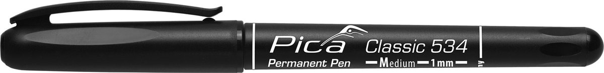 Pica 534/46 Permanent Marker - Zwart - 1mm