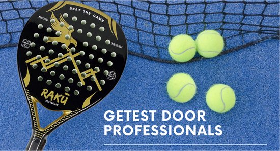 Raku® Eagle Pro Series - Padel Racket - Padel - Padelrackets - Racket - Paddle - Carbon - Inclusief Padelzak