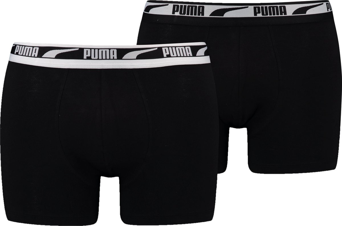 Puma - Men Multi Logo Boxer - 2-pack - 701221416 - Black