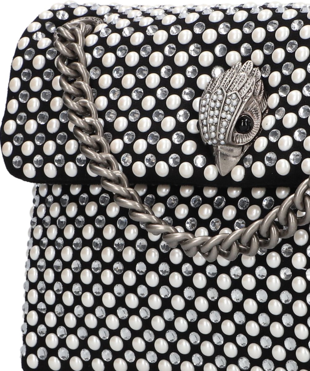 Kurt Geiger London Fabric Mini Kensington Schoudertassen Dames - Zwart - Maat ONESIZE