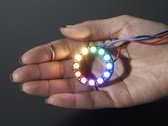 NeoPixel Ring - 12 x 5050 RGBW LEDs w/ Integrated Drivers - Cool White - 6000K Adafruit 2853