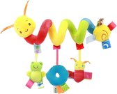 Igoods Knuffelbeer - Pluchen Speelgoed Voor Baby - Rammelaar - Maxi Cosi Spiraal